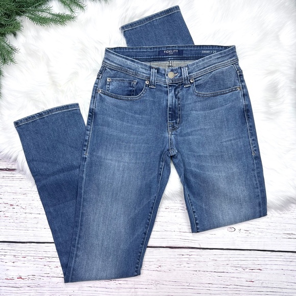 🚫SOLD! NWT🤩 |•FIDELITY DENIM•| Nordstrom Jimmy Slim Straight Leg Jeans - Picture 6 of 16